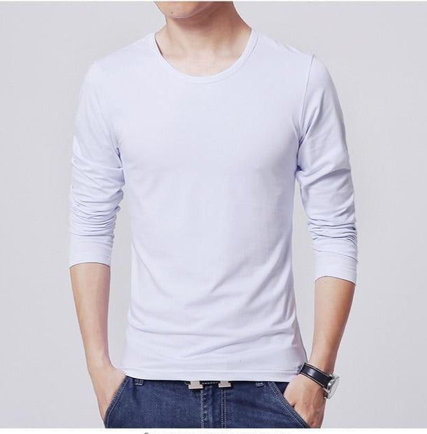 Long Sleeve Slim T-shirt For Men's